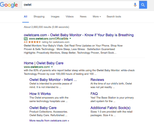 Get Google Star Ratings example