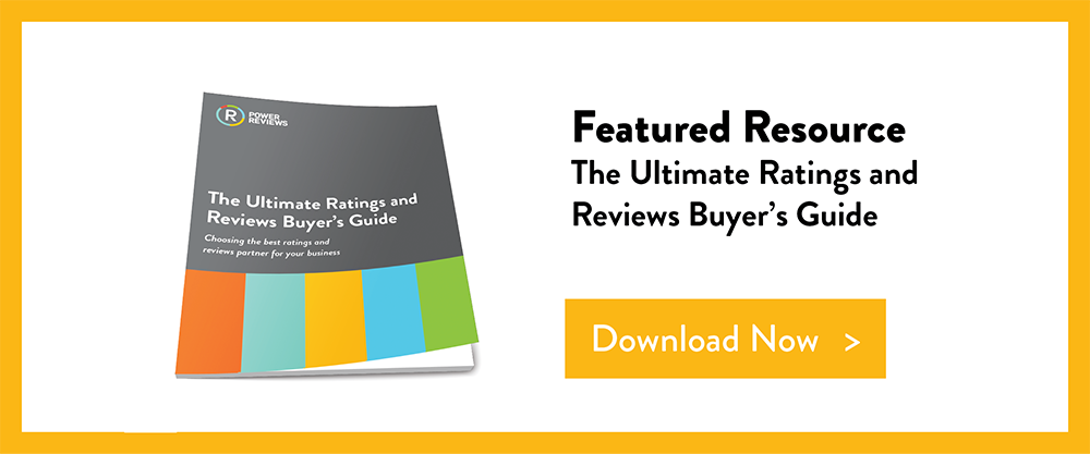 Ratings and reviews provider buyer's guide