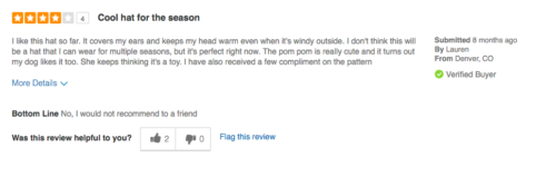 A helpful review example.
