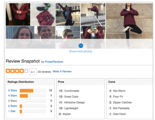 powerreviews review snapshot