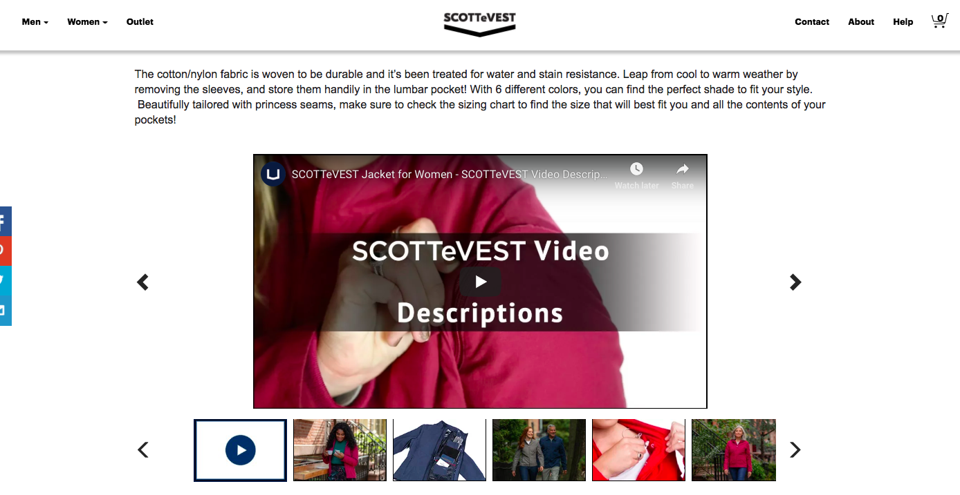 scottevest video product descriptions