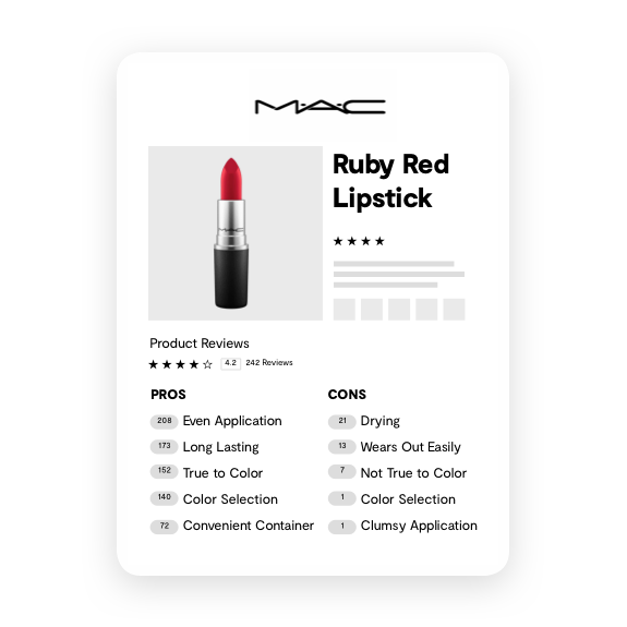 powerreviews ratings and reviews example of mac lipstick