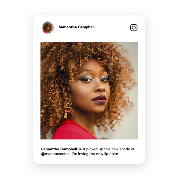 visual and social instagram collection mention example
