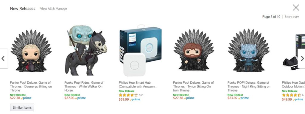 game of thrones funko on amazon