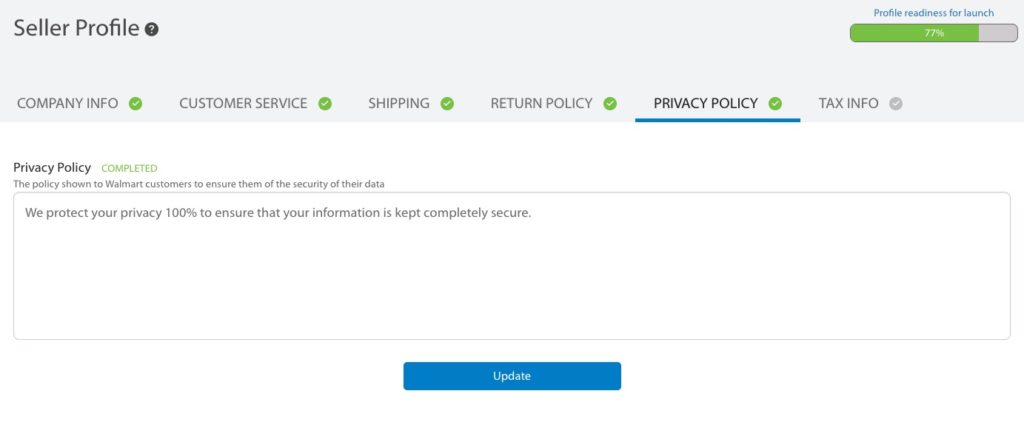 walmart marketplace privacy policy content