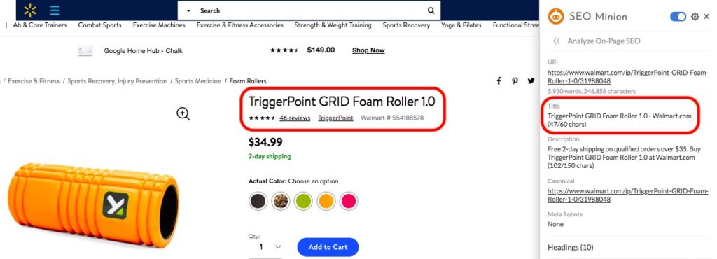 walmart marketplace title SEO