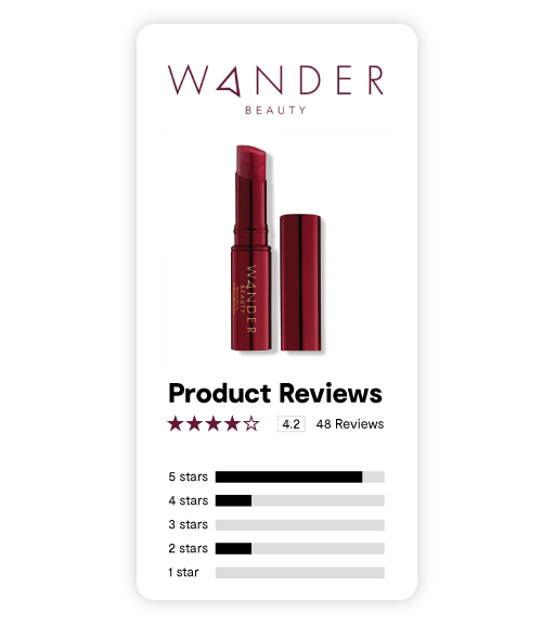 wander product page