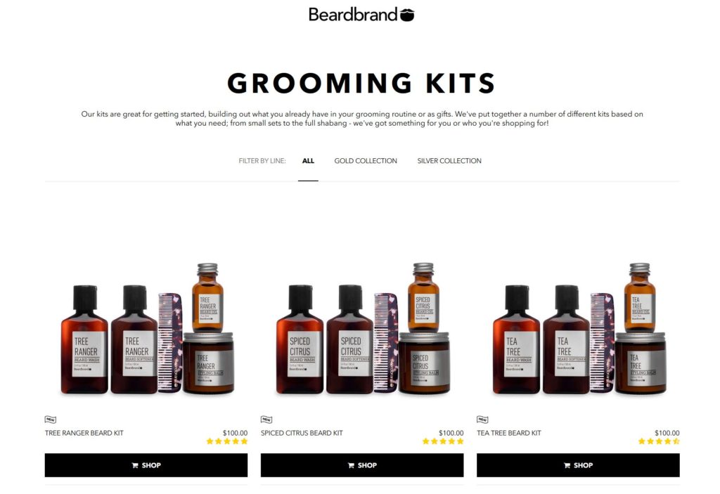 beardbrand growing kits example