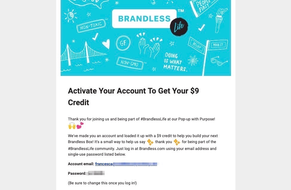 brandless credit email