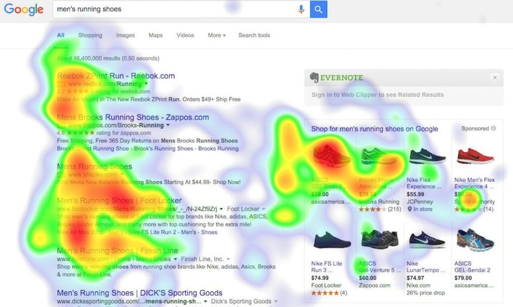 Google Click Heat Map