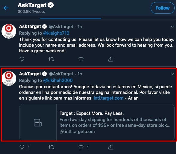 ask target customer care ideas