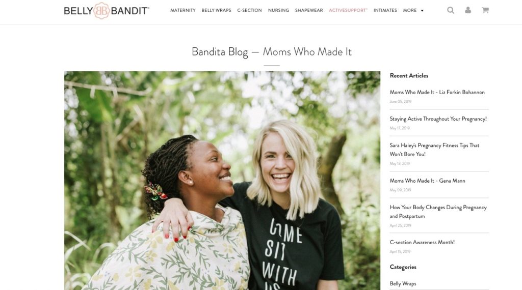 belly bandit customer stories website example