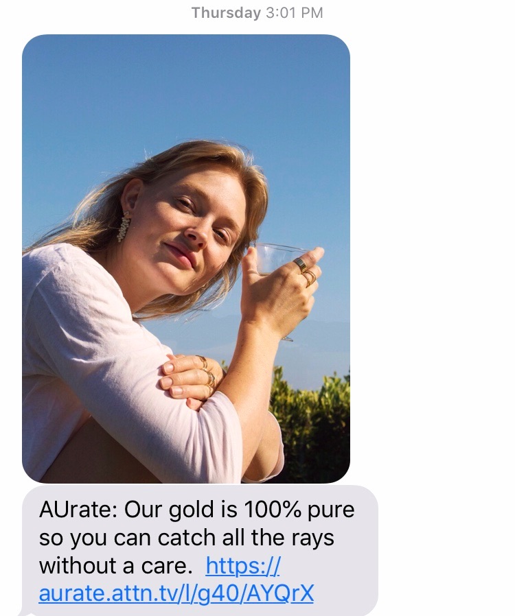 AURate SMS Example