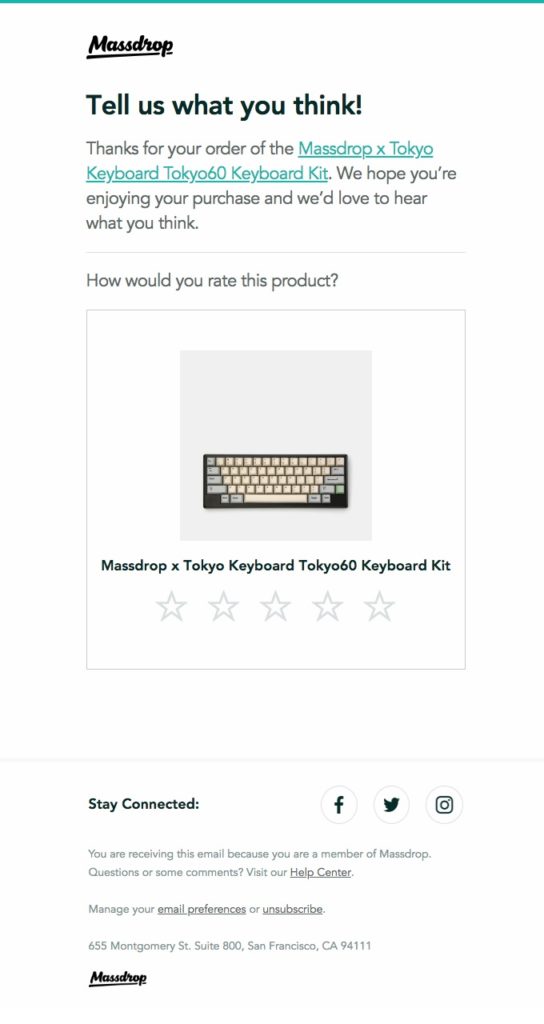 Massdrop Keyboard Review Collection Example